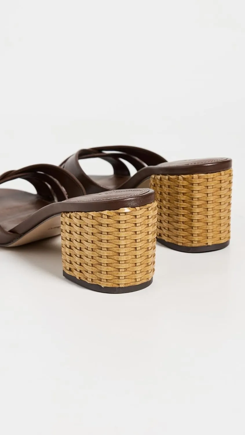 SCHUTZ Women's Keffa Mid Block Sandals
