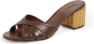 SCHUTZ Women's Keffa Mid Block Sandals