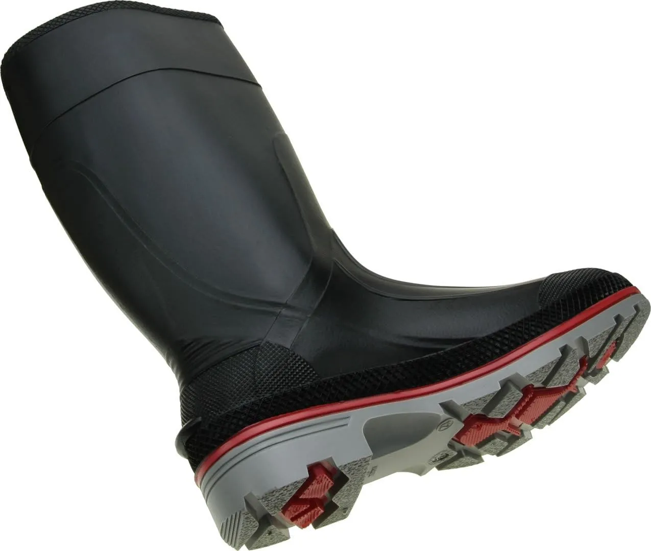 Servus XTP 15" PVC Chemical-Resistant Soft Toe Men's Work Boots, Black, Red & Grey (75108)