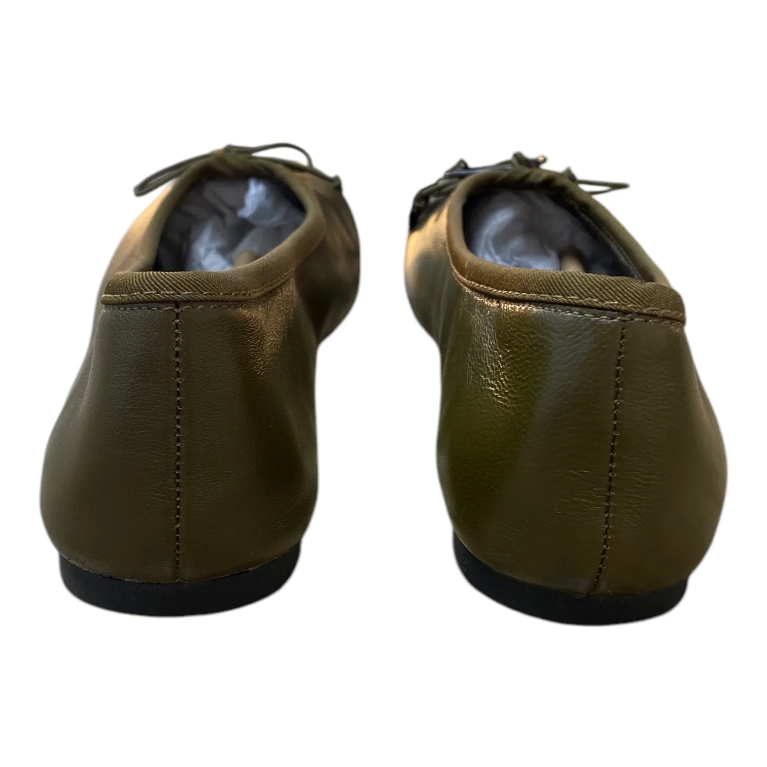 Shoes Flats By Zara In Green, Size:8