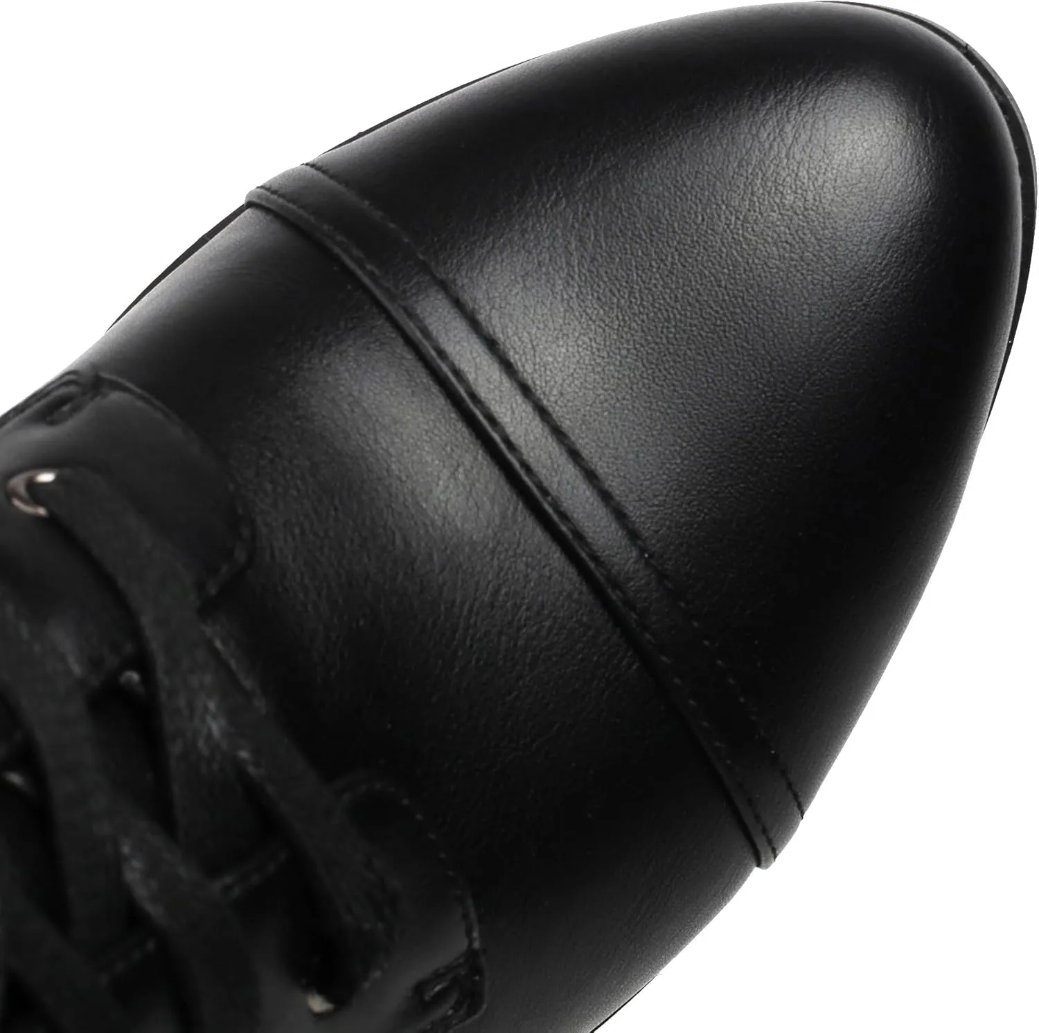 Short Ankle Boots Lace Up for Women Side Zipper Victorian Booties Block Chunky Mid Heel