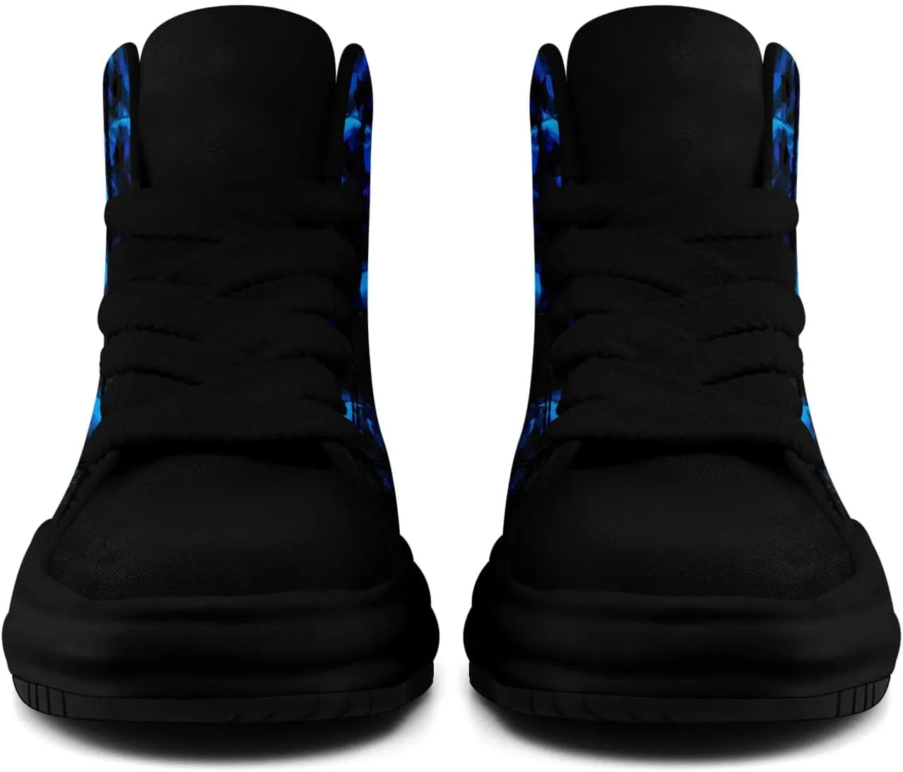 Skull High-Top Canvas Sneakers for Men Women Casual Comfortable Skateboarding Shoes, Gothic Design,Non-Slip Tennis Sneaker