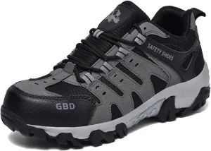 Steel Toe Shoes for Men Lightweight Puncture Proof Slip Resistant Composite Toe Safety Work Shoes for Industrial Construction