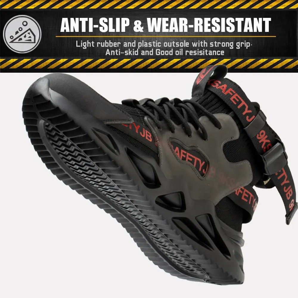 Steel Toe Shoes for Men Women Comfortable Fashion Safety Boots Lightweight Industrial & Construction Work Shoes