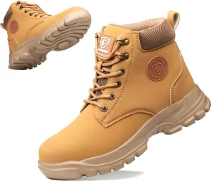 Steel Toe Shoes for Men Women Comfortable Fashion Safety Boots Lightweight Industrial & Construction Work Shoes