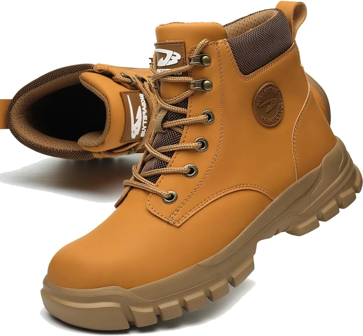 Steel Toe Shoes for Men Women Comfortable Fashion Safety Boots Lightweight Industrial & Construction Work Shoes