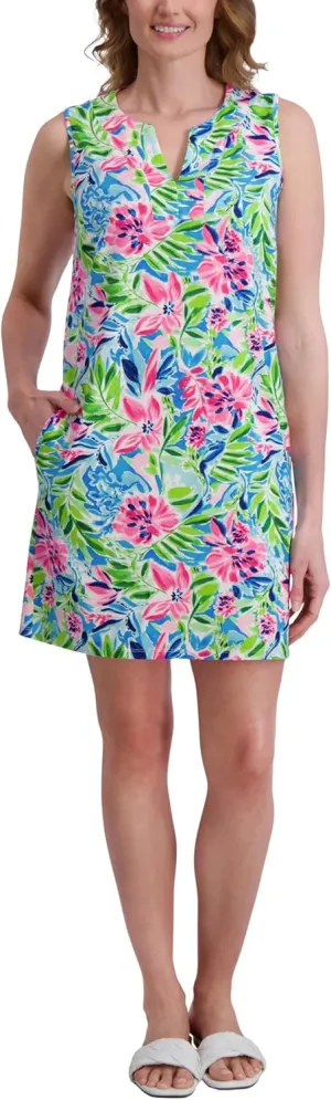 Stella Parker Women's UPF Summer Casual Travel Outfit, Resort Wear Sundress, Cover-up, Vacation Dress