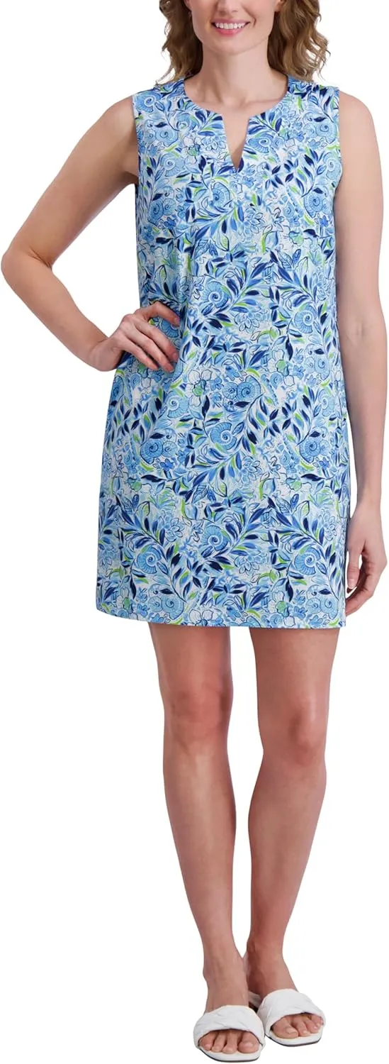 Stella Parker Women's UPF Summer Casual Travel Outfit, Resort Wear Sundress, Cover-up, Vacation Dress