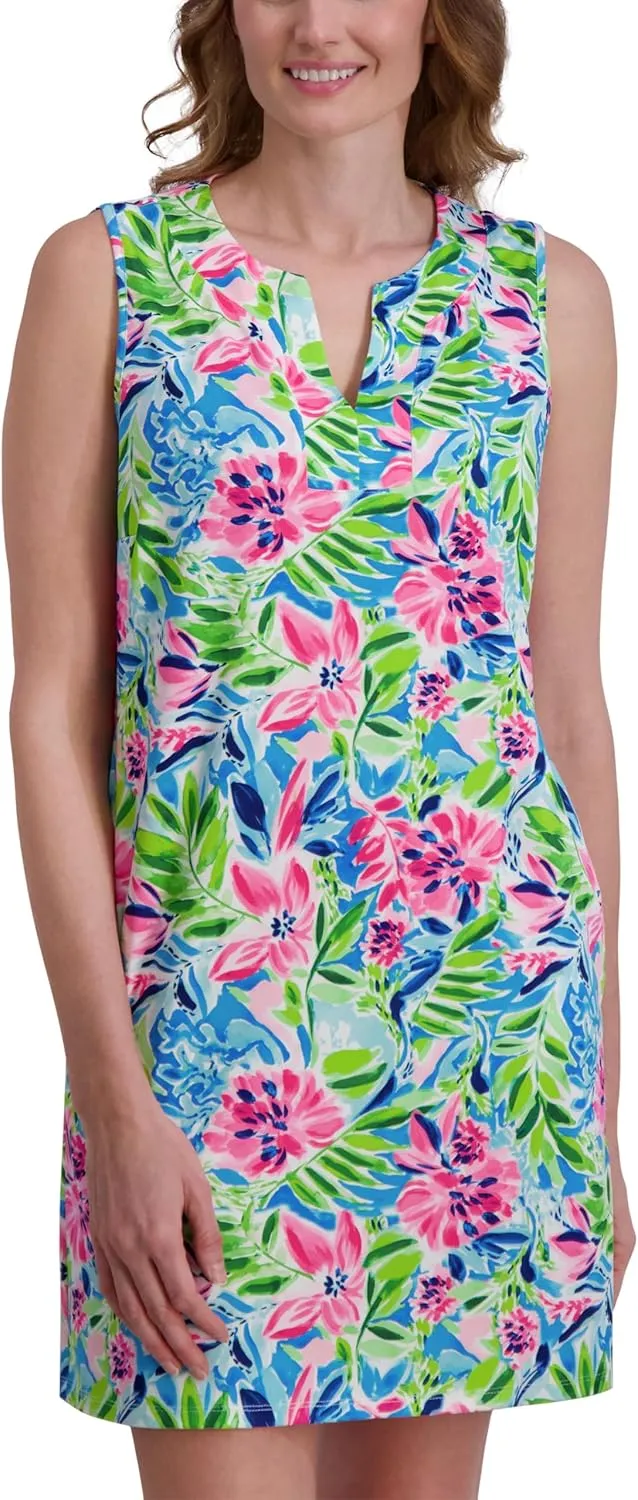 Stella Parker Women's UPF Summer Casual Travel Outfit, Resort Wear Sundress, Cover-up, Vacation Dress