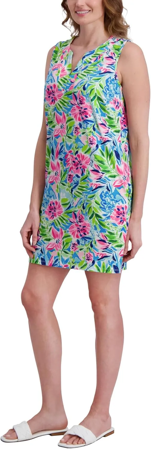 Stella Parker Women's UPF Summer Casual Travel Outfit, Resort Wear Sundress, Cover-up, Vacation Dress