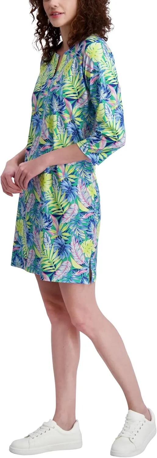 Stella Parker Women's UPF Summer Casual Travel Outfit, Resort Wear Sundress, Cover-up, Vacation Dress