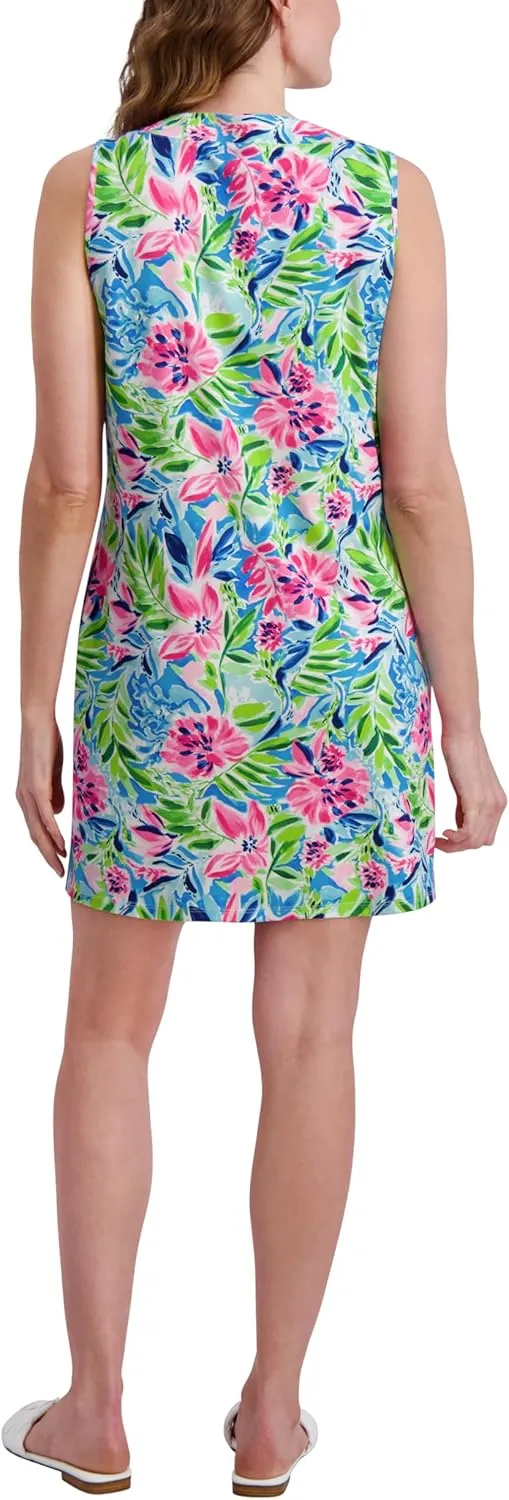 Stella Parker Women's UPF Summer Casual Travel Outfit, Resort Wear Sundress, Cover-up, Vacation Dress