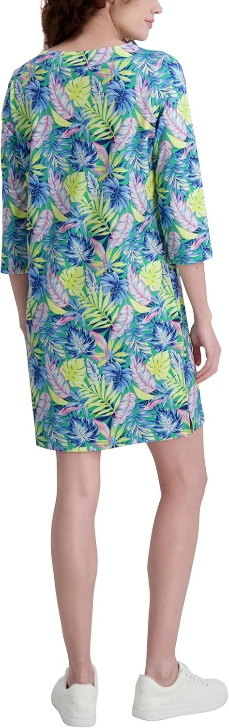 Stella Parker Women's UPF Summer Casual Travel Outfit, Resort Wear Sundress, Cover-up, Vacation Dress