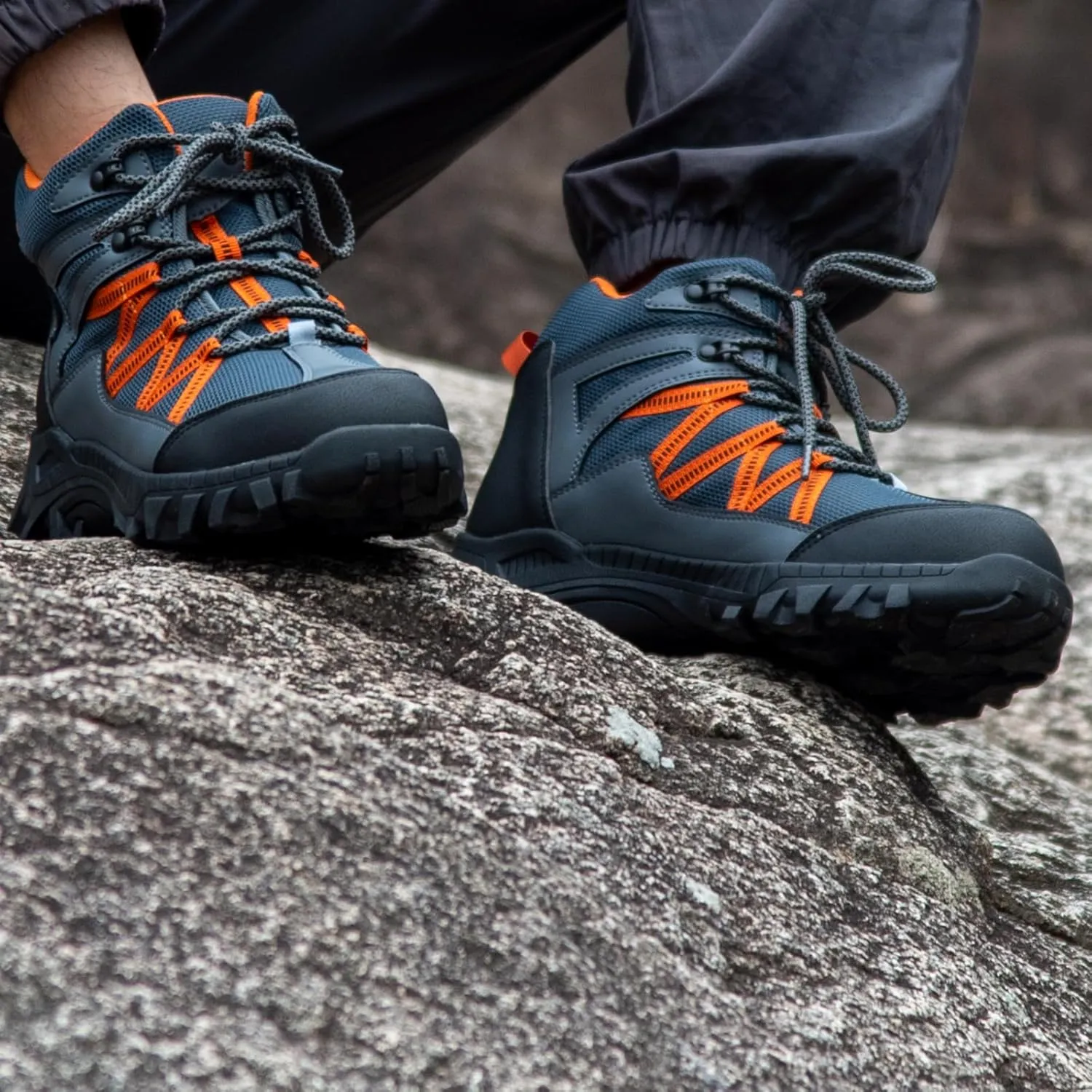 SUADEX Steel Toe Boots for Men Work Safety Indestructible Boots for Women Construction Shoes Composite Toe
