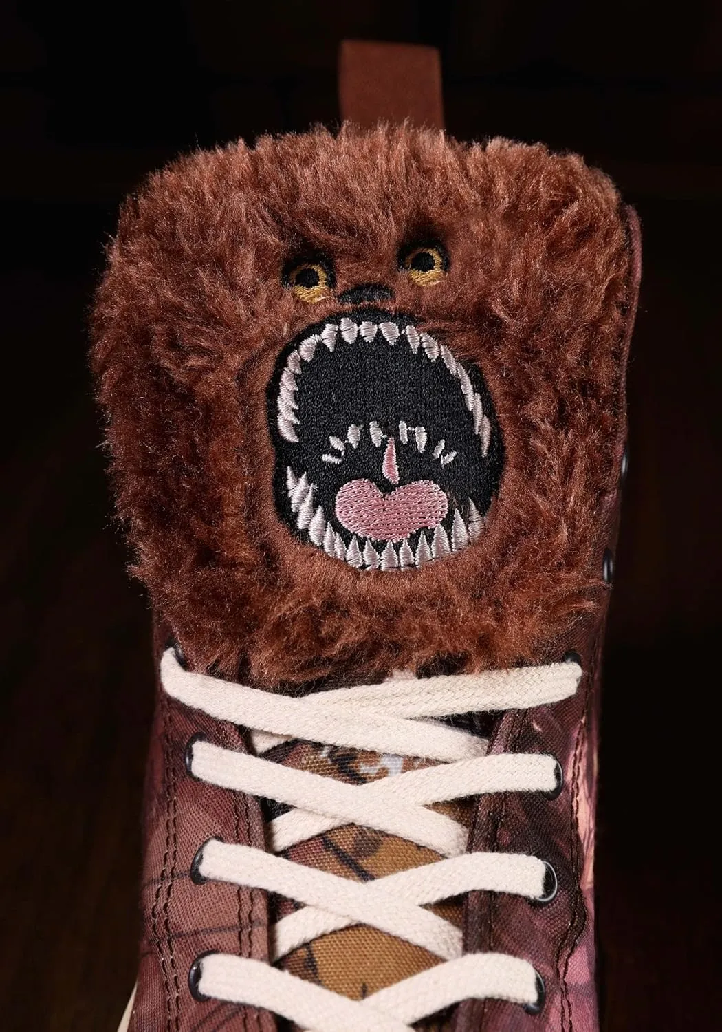 The Dark Crystal Skeksis Adult High Top Sneakers | Officially Licensed Dark Crystal Shoes, Embroidered Details