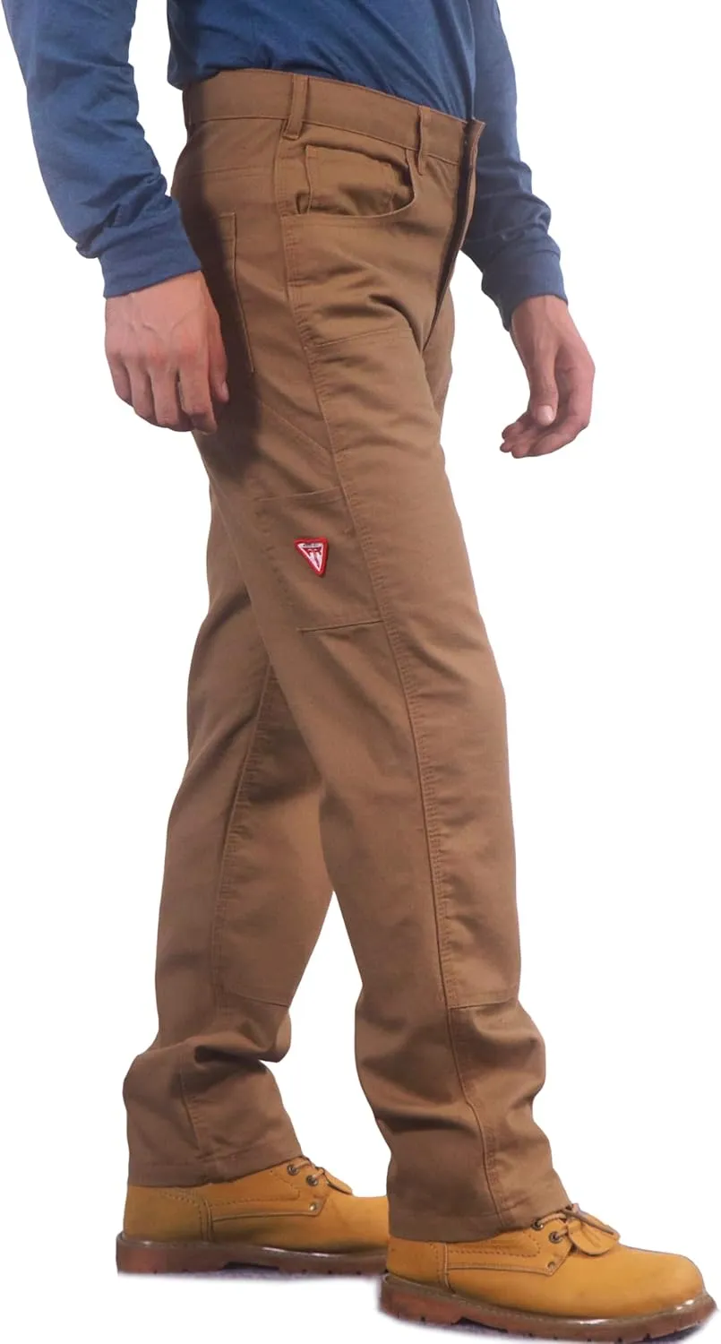 TICOMELA FR Pants for Men Flame Resistant Carpenter 100% Cotton Pre-Washed Fire Retardant Jeans