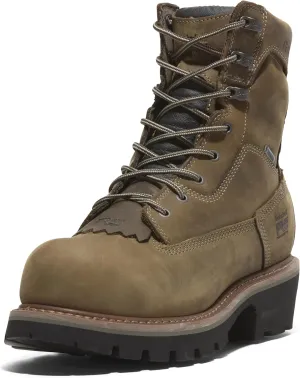 Timberland PRO Men's Evergreen 8 Inch Composite Safety Toe Insulated Waterproof Industrial Logger Work Boot