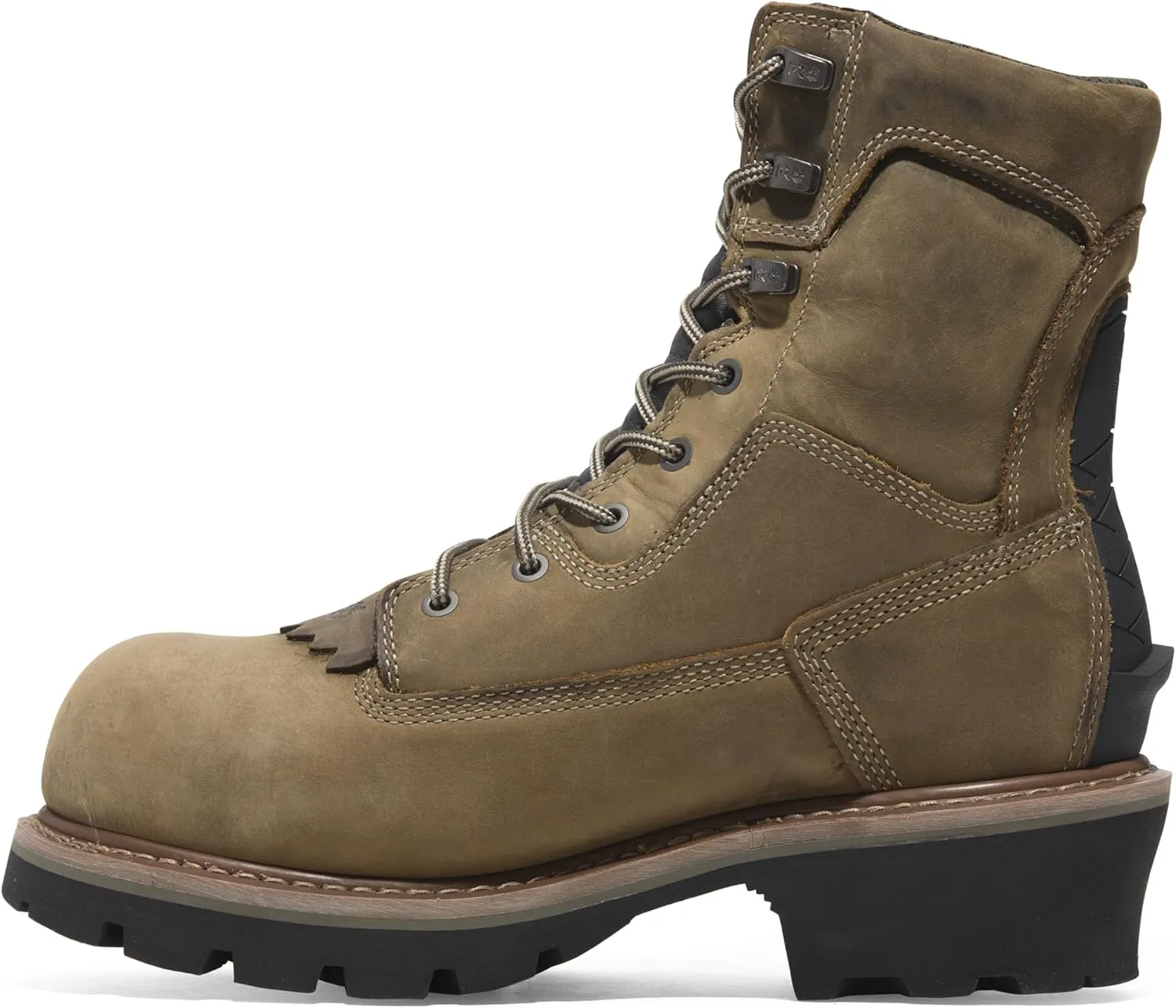 Timberland PRO Men's Evergreen 8 Inch Composite Safety Toe Insulated Waterproof Industrial Logger Work Boot