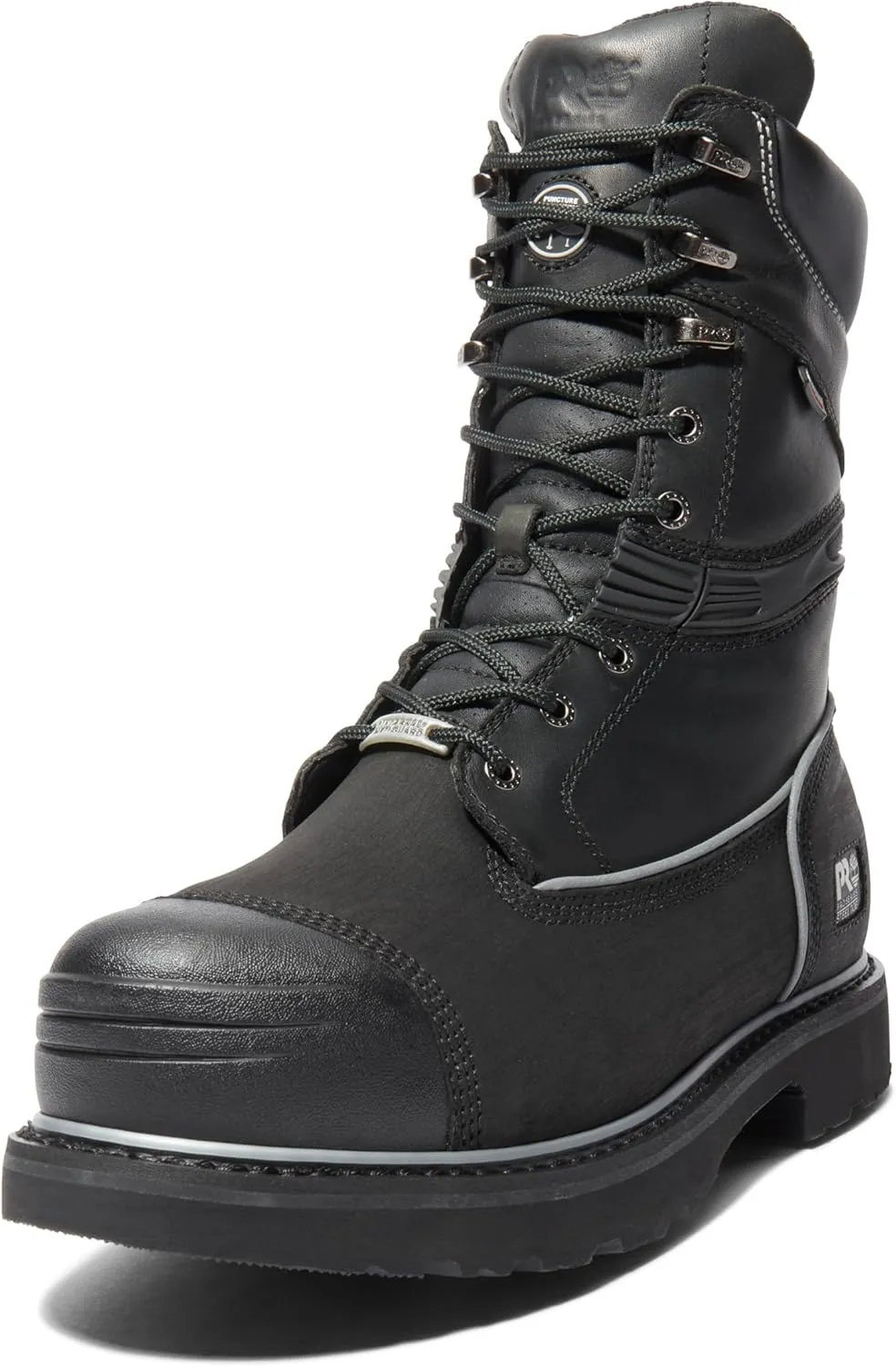 Timberland PRO Men's Gravel Pit Internal Met Guard 10 Inch Steel Safety Toe Puncture Resistant Insulated Waterproof Industrial Work Boot