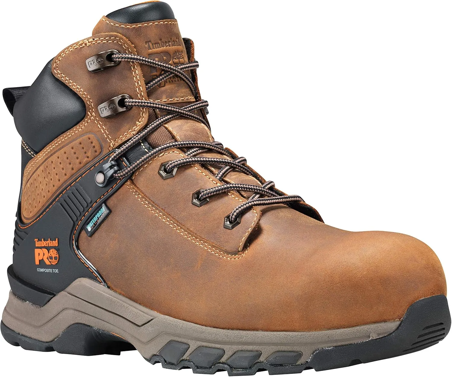 Timberland PRO Men's Hypercharge 6 Inch Composite Safety Toe Waterproof Industrial Work Boot