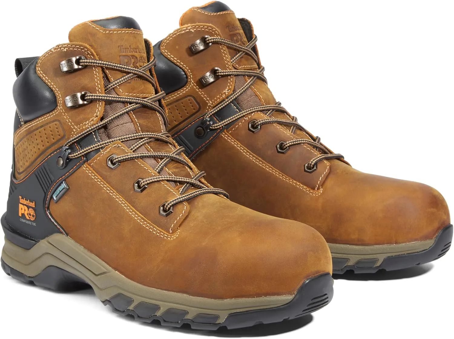 Timberland PRO Men's Hypercharge 6 Inch Composite Safety Toe Waterproof Industrial Work Boot