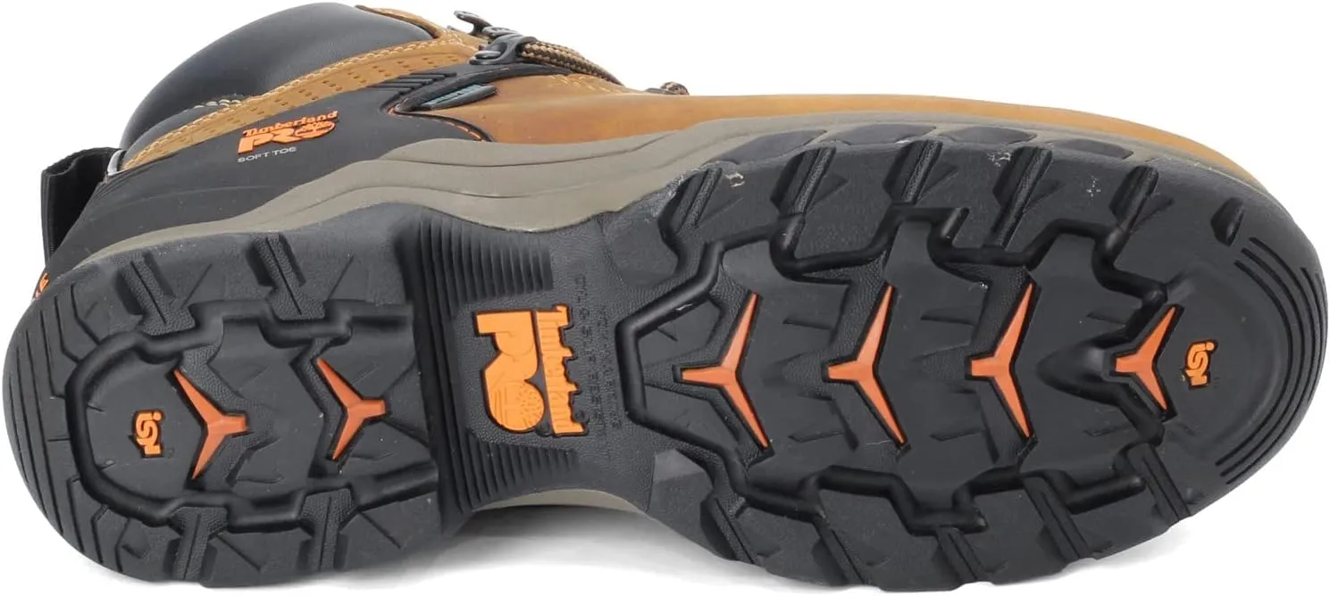 Timberland PRO Men's Hypercharge 6 Inch Soft Toe Waterproof Industrial Work Boot