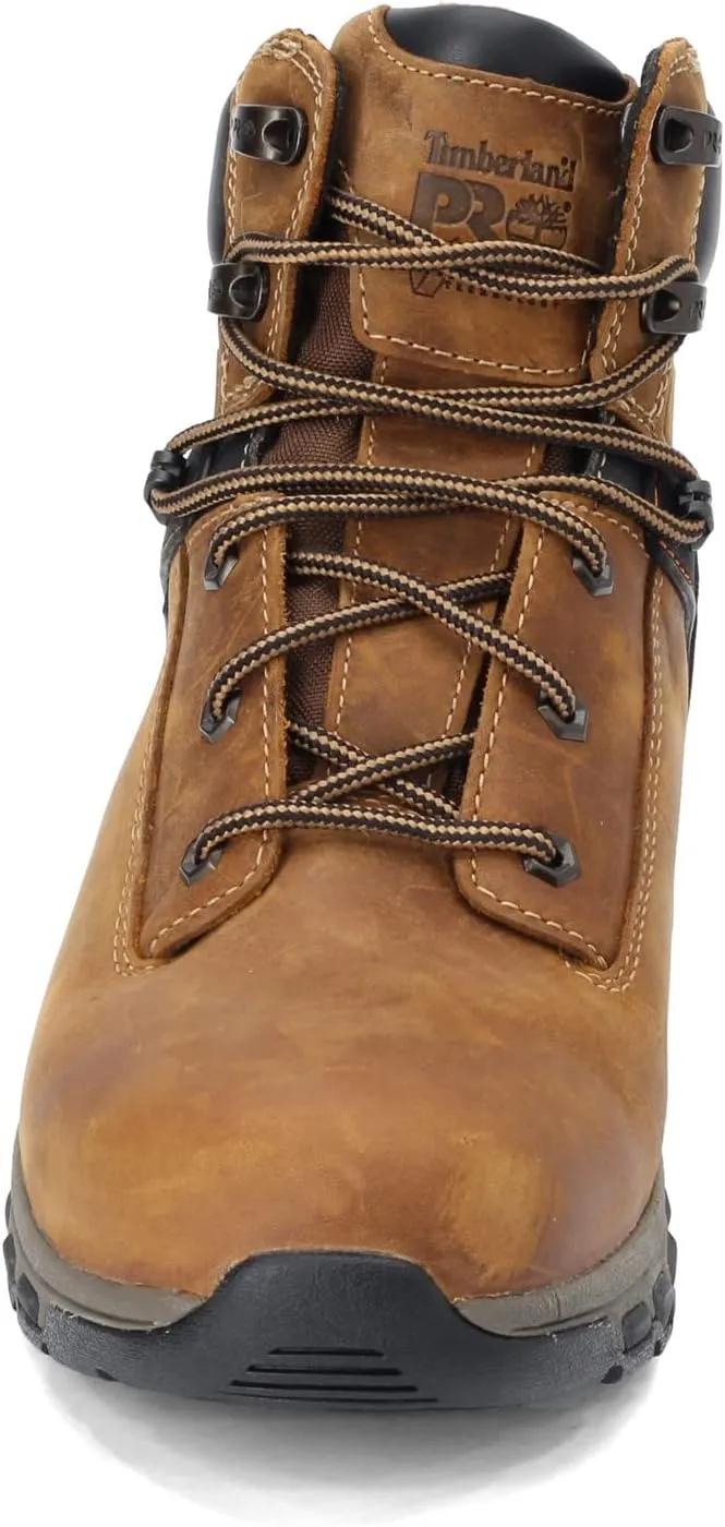 Timberland PRO Men's Hypercharge 6 Inch Soft Toe Waterproof Industrial Work Boot