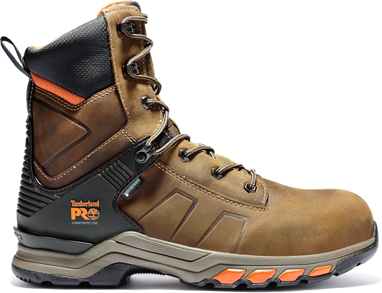 Timberland PRO Men's Hypercharge 8 Inch Composite Safety Toe Waterproof Industrial Work Boot
