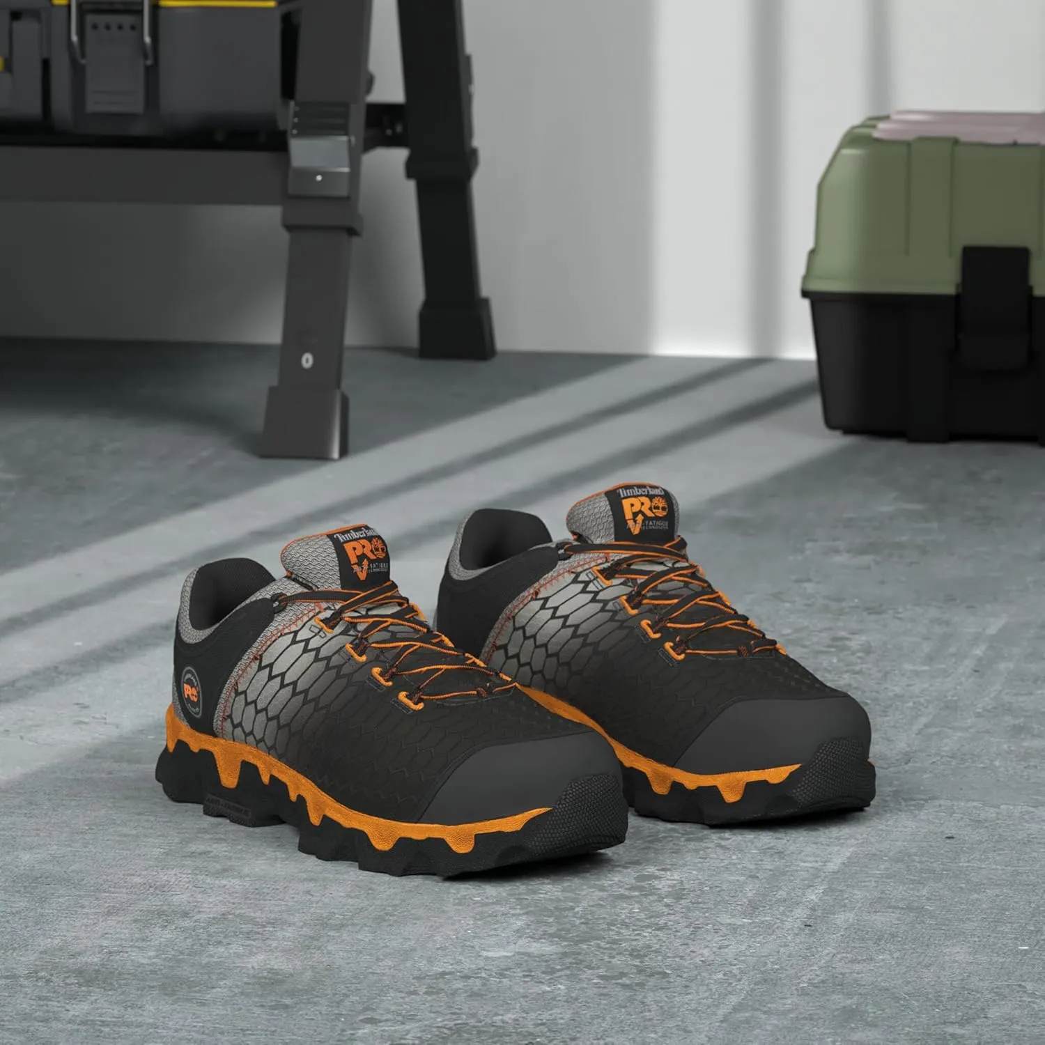 Timberland PRO Men's Powertrain Sport Alloy Safety Toe Static Dissipative Industrial Athletic Work Shoe Boot
