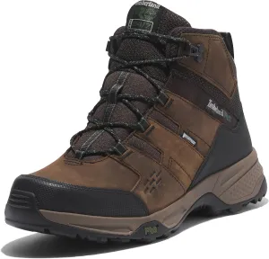 Timberland PRO Men's Switchback LT Soft Toe Waterproof Industrial Hiking Work Boot, Brown/Green, 10W