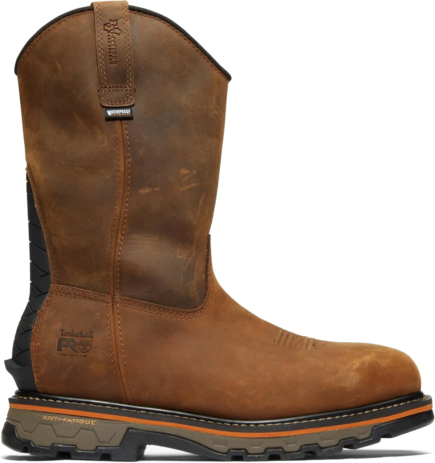 Timberland PRO Men's True Grit Pull on Composite Safety Toe Waterproof Industrial Western Work Boot