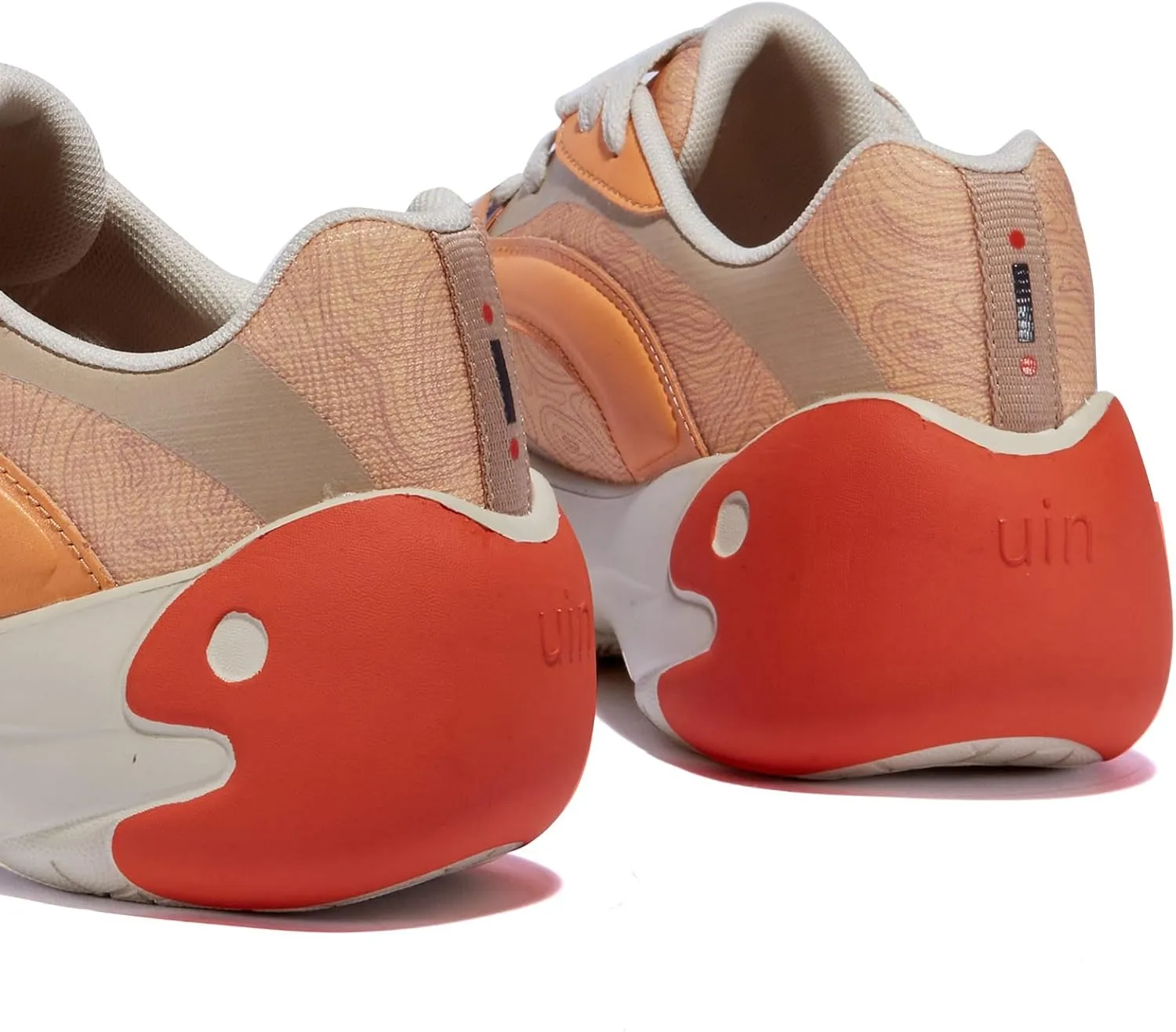 UIN Women's Chunky Fashion Sneakers Walking Casual Comfortable Art Painted Travel Designer Shoes Salamanca