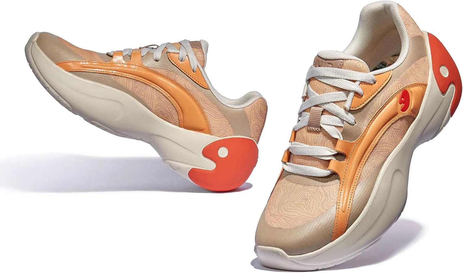 UIN Women's Chunky Fashion Sneakers Walking Casual Comfortable Art Painted Travel Designer Shoes Salamanca