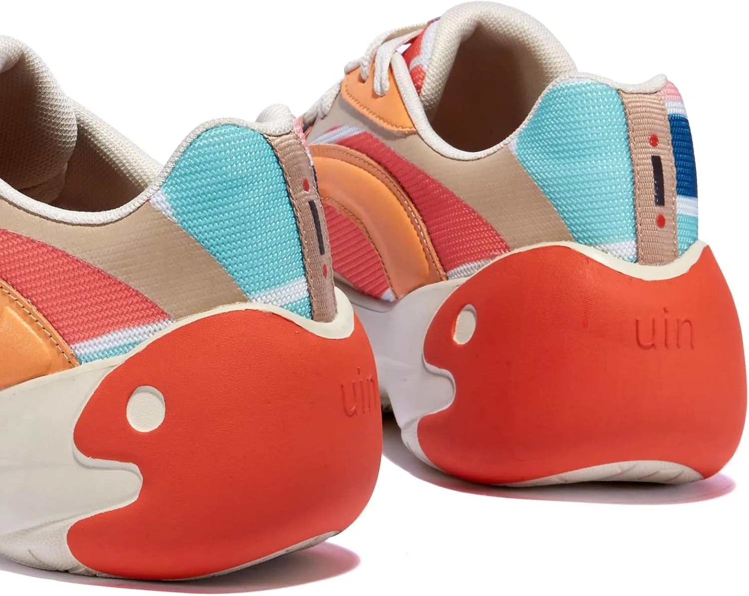 UIN Women's Chunky Fashion Sneakers Walking Casual Comfortable Art Painted Travel Designer Shoes Salamanca