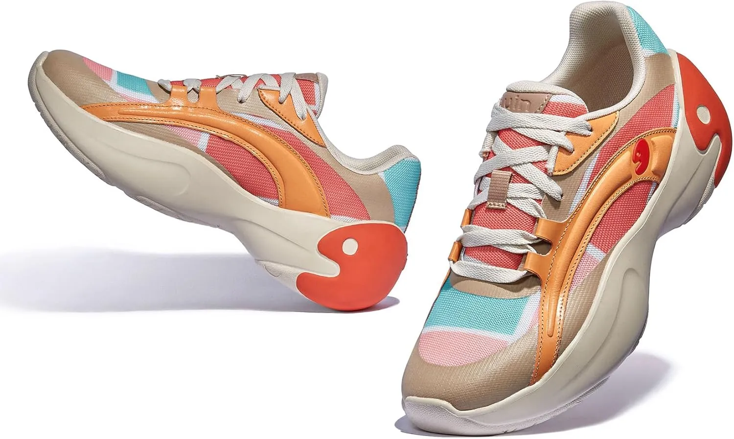 UIN Women's Chunky Fashion Sneakers Walking Casual Comfortable Art Painted Travel Designer Shoes Salamanca