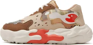 UIN Women's Chunky Platform Fashion Sneakers Walking Shoes Lanzarote