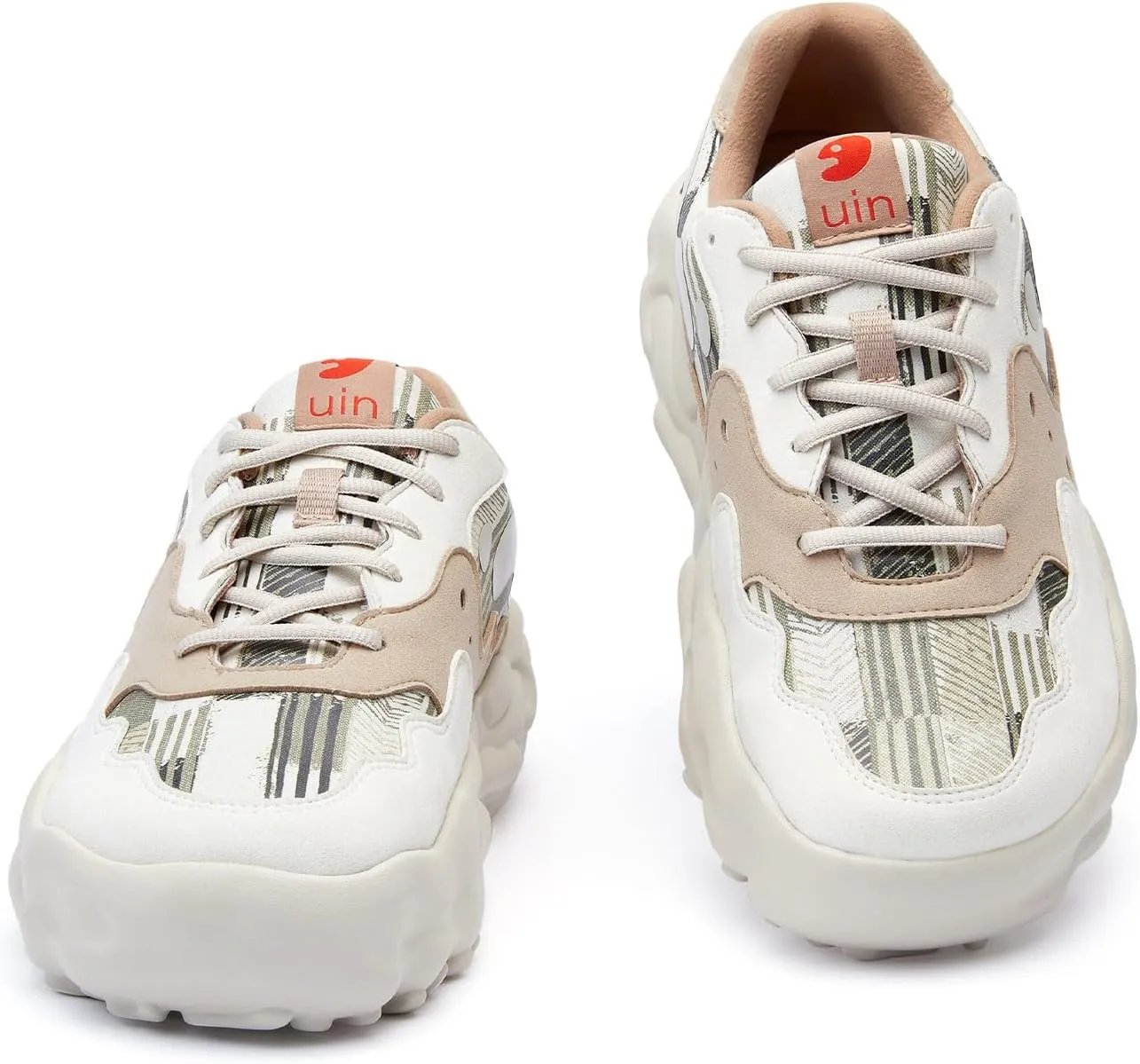 UIN Women's Chunky Platform Fashion Sneakers Walking Shoes Lanzarote