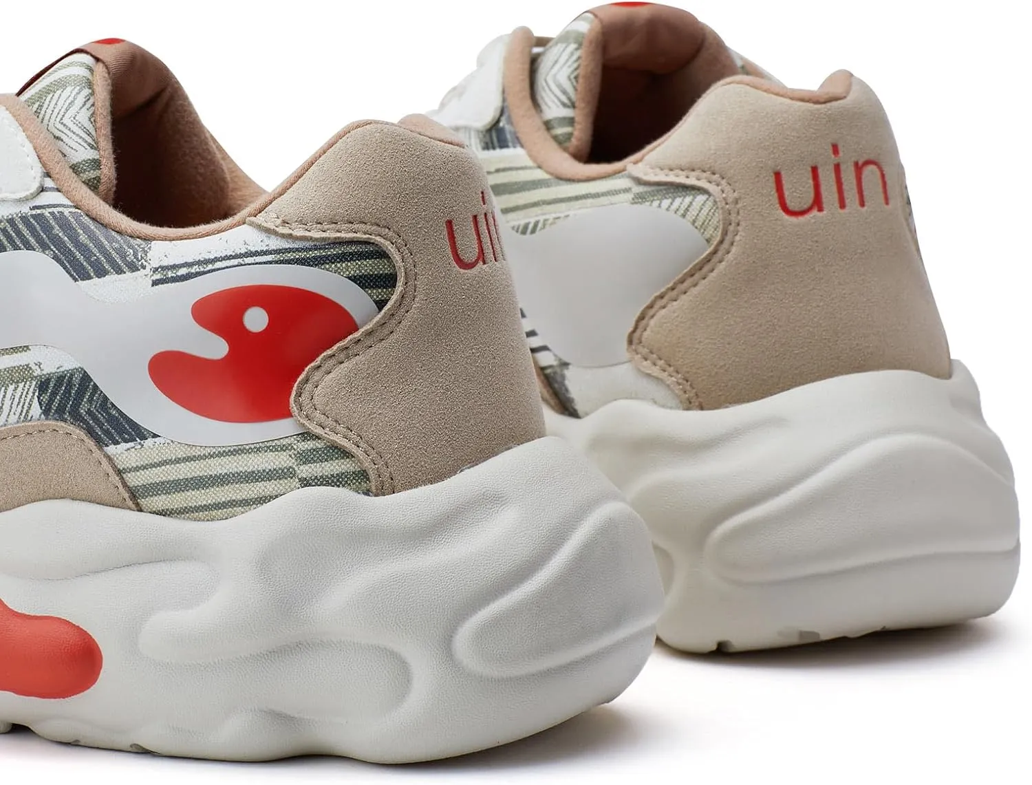 UIN Women's Chunky Platform Fashion Sneakers Walking Shoes Lanzarote