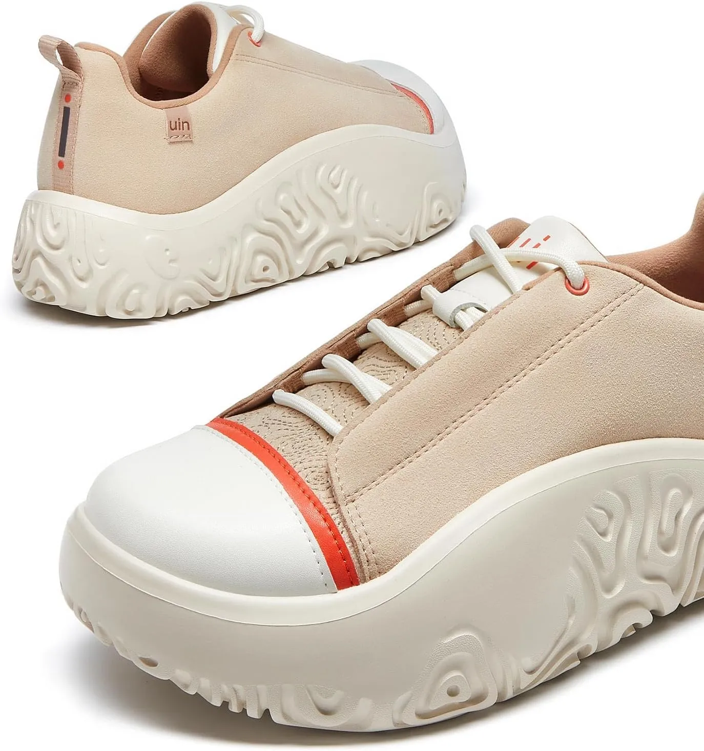 UIN Women's Chunky Sneakers Platform Comfortable Walking Art Travel Shoes Vigo Series