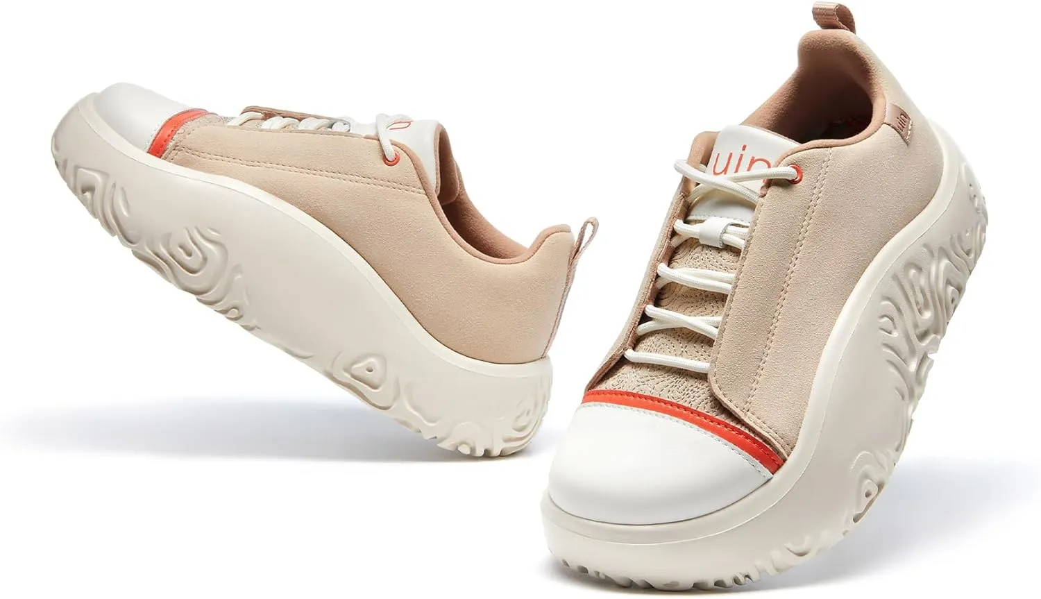 UIN Women's Chunky Sneakers Platform Comfortable Walking Art Travel Shoes Vigo Series