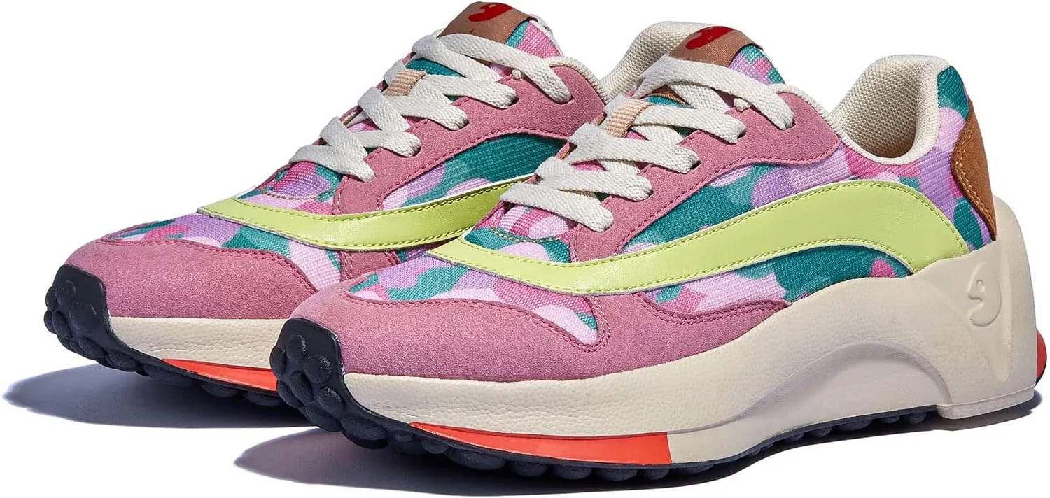 UIN Women's Retro Sneakers Lightweight Walking Casual Comfortable Art Painted Travel Shoes