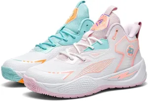 Unisex High Top Breathable Basketball Shoes Fashion Non-Slip Outdoor Running Sneakers Casual Athletic Tennis Walking Sport Shoes