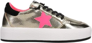 Vintage Havana Womens Balance Metallic Slip On Platform Sneakers Shoes Casual - Gold