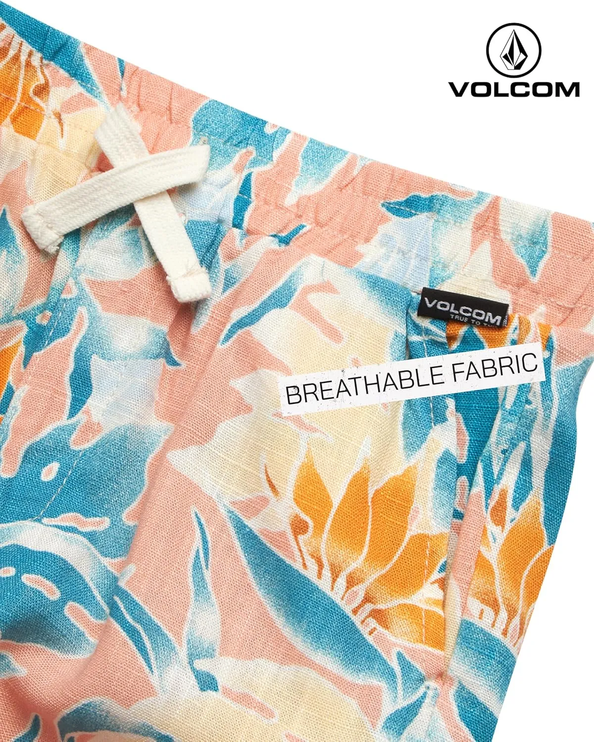 Volcom Toddler Boy Shorts Set - 2 Piece Short Sleeve Button Down Hawaiian Shirt & Matching Shorts, Little Boys Summer Outfits