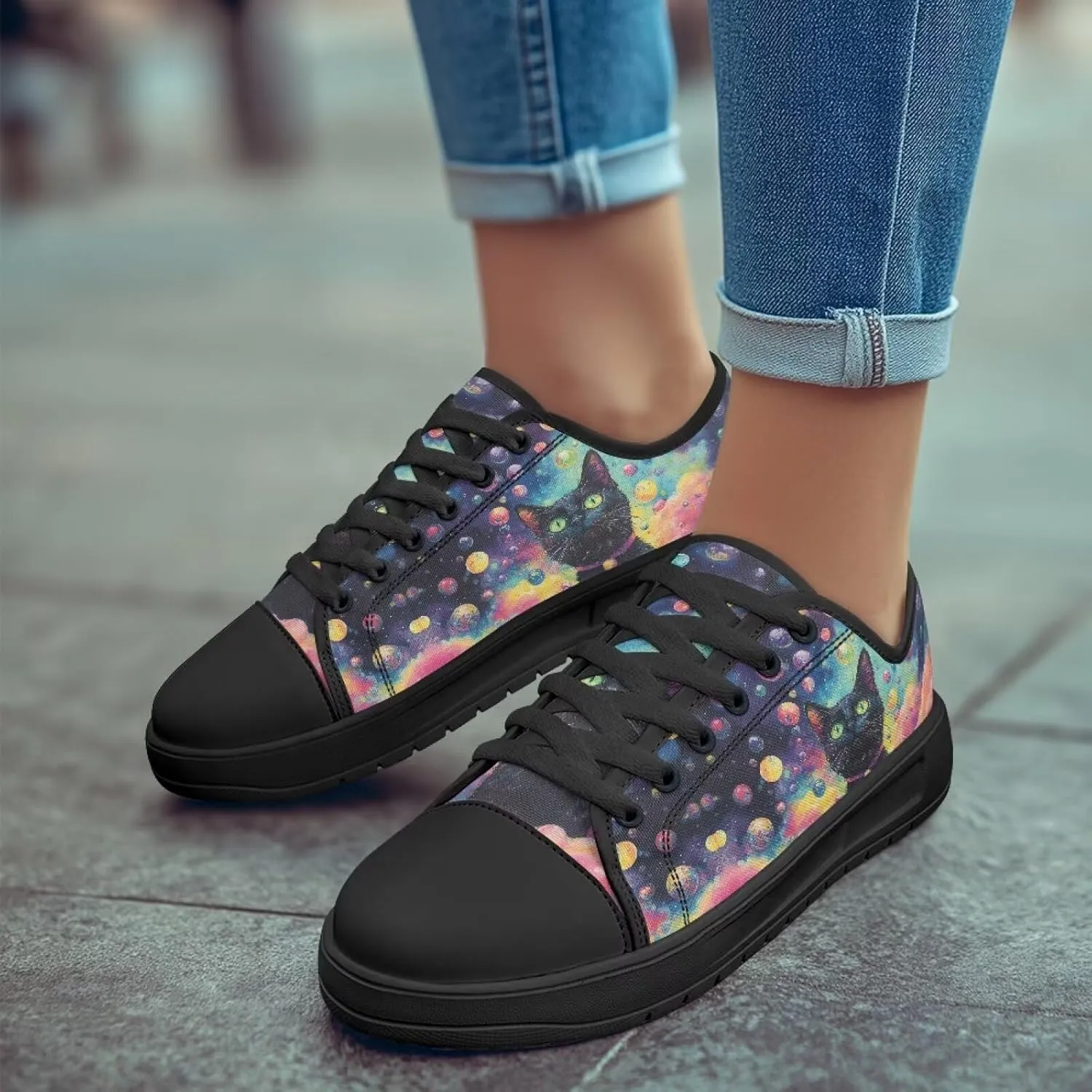Women Dress Canvas Shoes Comfortable Fashion Sneakers Breathable Walking Shoe Gym Tennis Casual Chunky Sneaker Outdoor