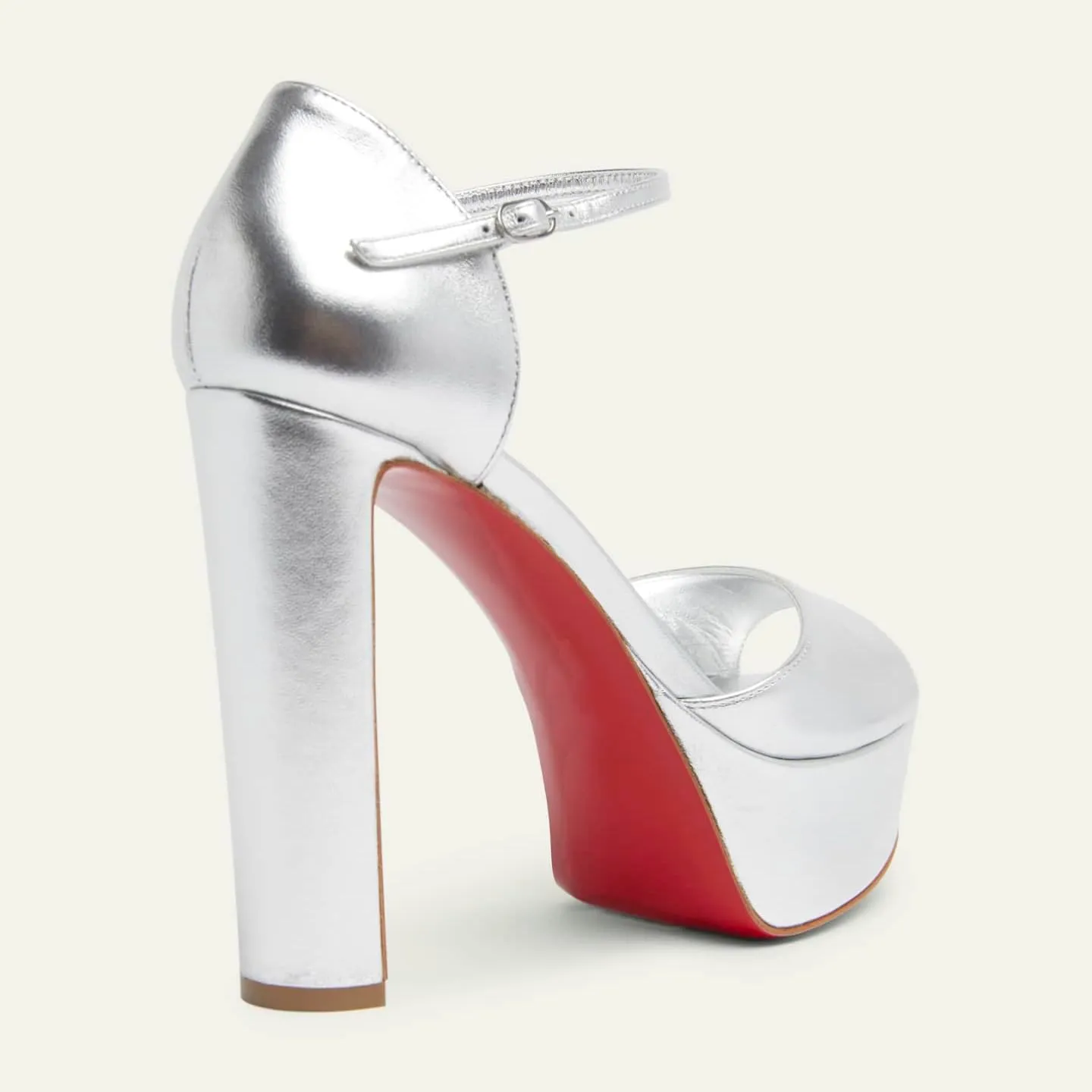 Women's Chunky High-Heel Platform Sandals - Adjustable Ankle Strap, Open Toe Bridal Party Wedding Evening Dress Shoes