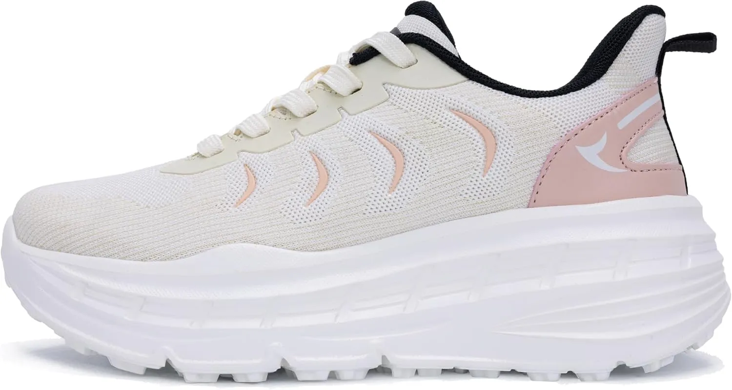 Women's Fashion Platform Chunky Sneakers Comfortable Lightweight Workout Sport Walking Shoes