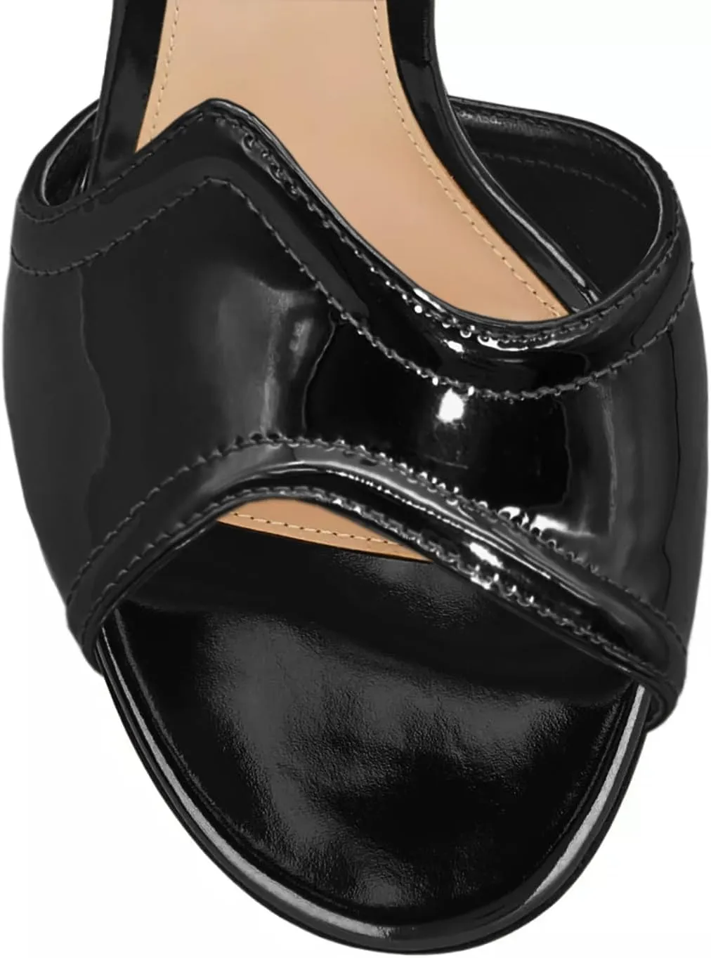 Women's Metallic Pump Open Toe Heel Sandals zipper Dressy Heels Ankle Strap Strappy Heels for Party Wedding Shoes