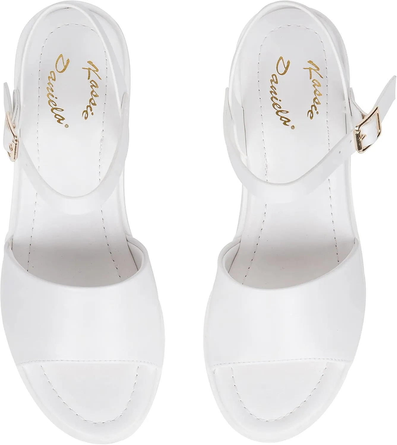 Womens Sandals Open Toe Lug sole Block Heeled Platform CHECA