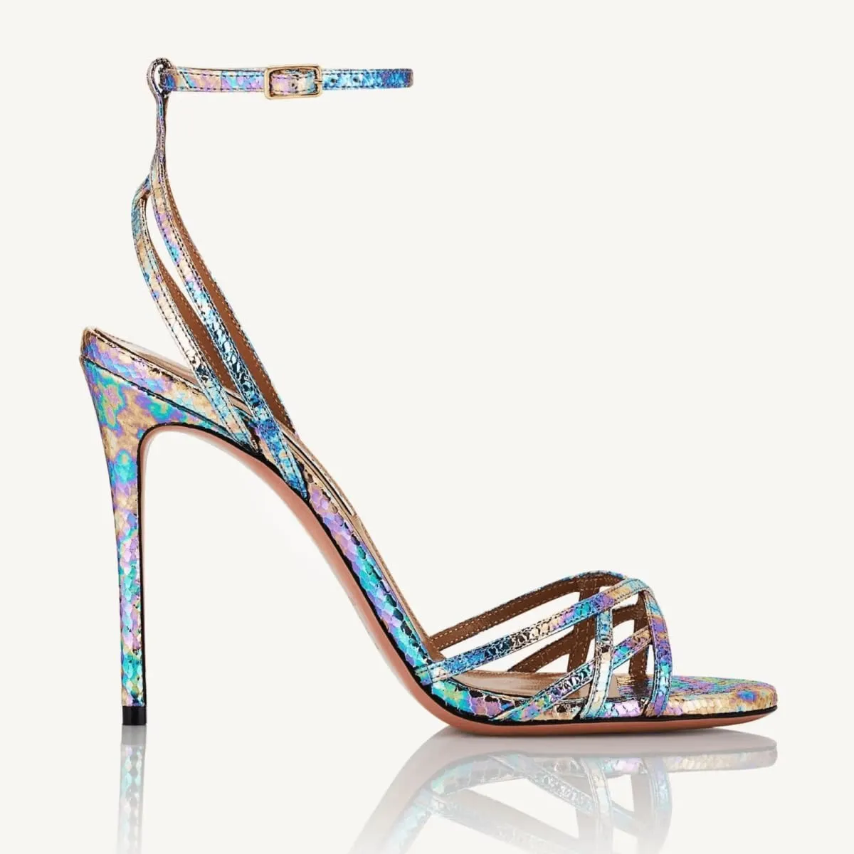 Womens Strappy Lace up Heels Sandals Sexy Stiletto High Heeled Open Square Toe Strap Summer Dress Shoes